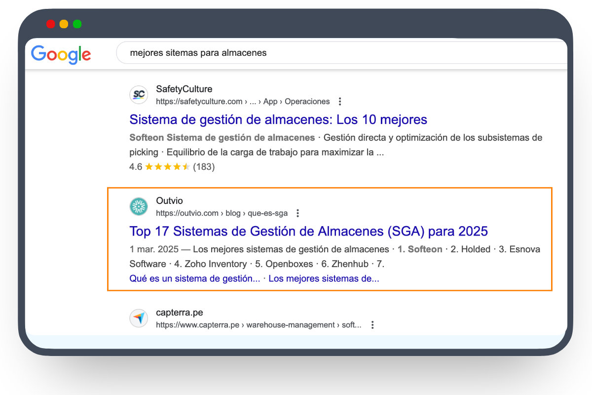 Identifica a tus competidores en Google