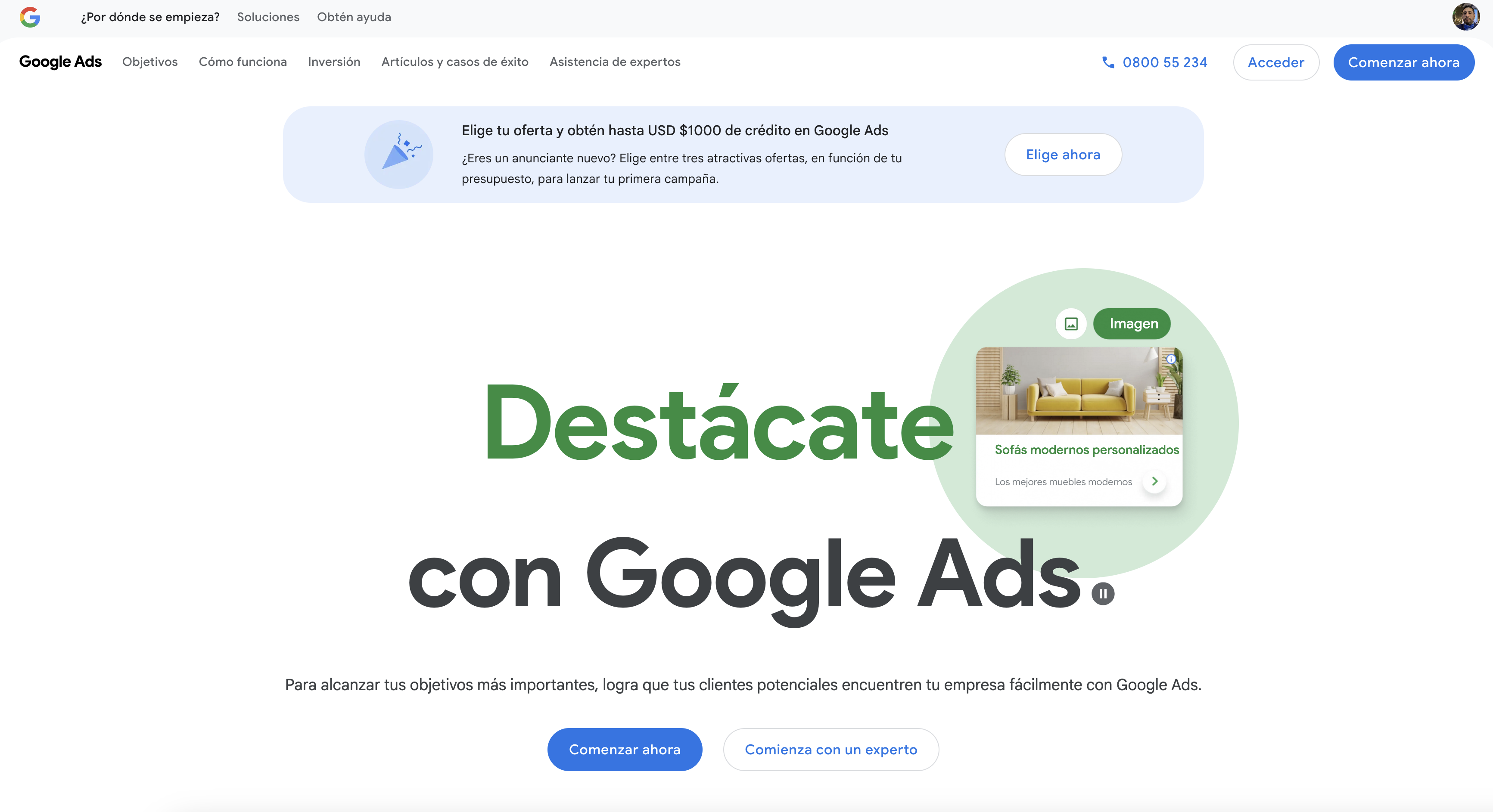 Anuncios pagados en Google Ads